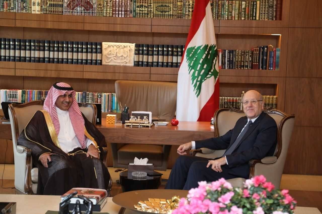 ميقاتي استقبل المستشار في الديوان الملكي السعودي نزار العلولا