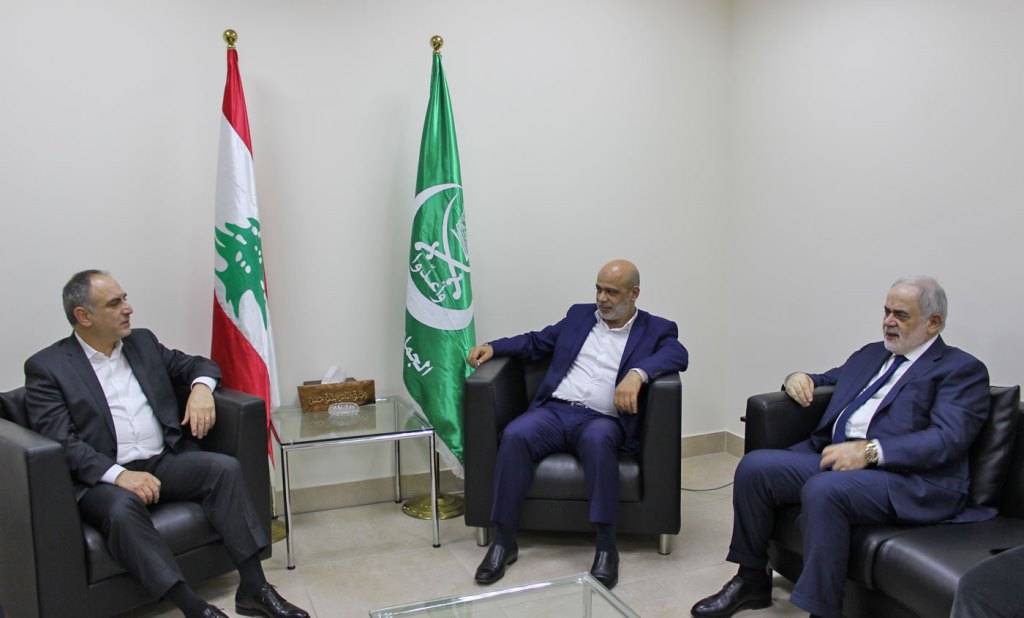 ابو زيد واسود يزوران الجماعة الاسلامية في صيدا