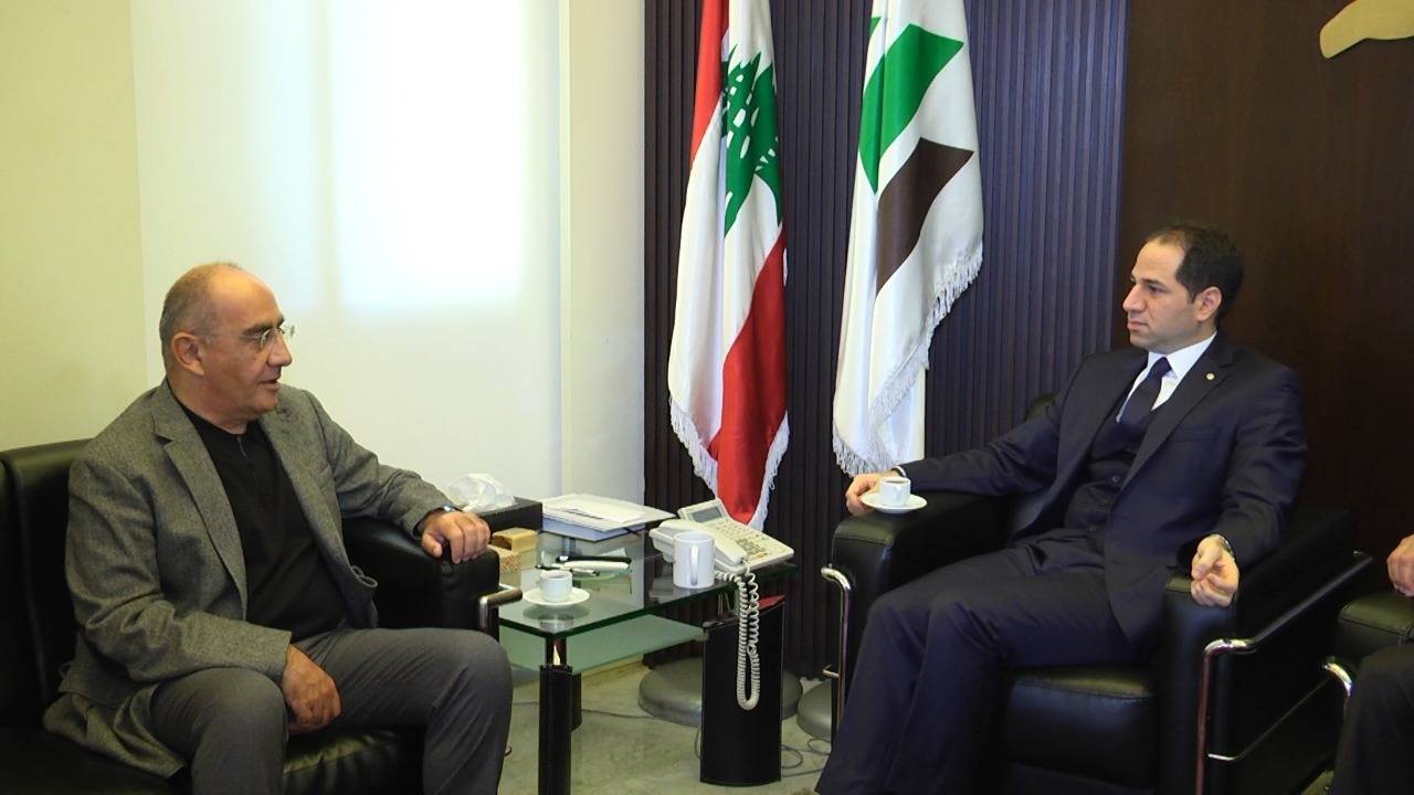 سامي الجميل عرض مع سعيد المستجدات الانتخابية في كسروان جبيل