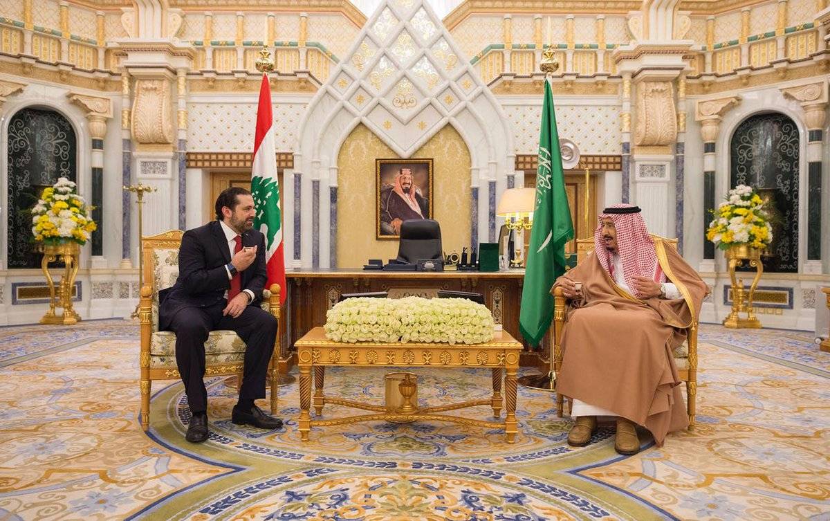 الملك سلمان يستقبل الحريري