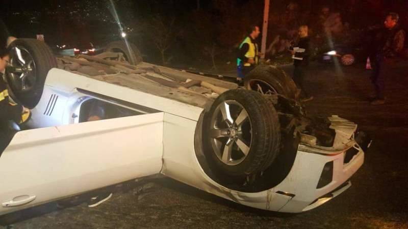 بالصورة: 3 جرحى بإنقلاب سيارتين في غوسطا وغادير