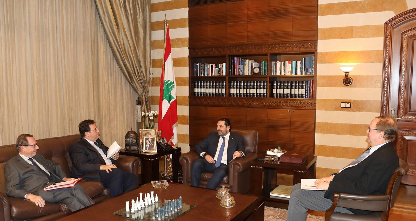 الحريري استقبل المبعوث الفرنسي للاعداد لسيدر ووفد تجار بربور