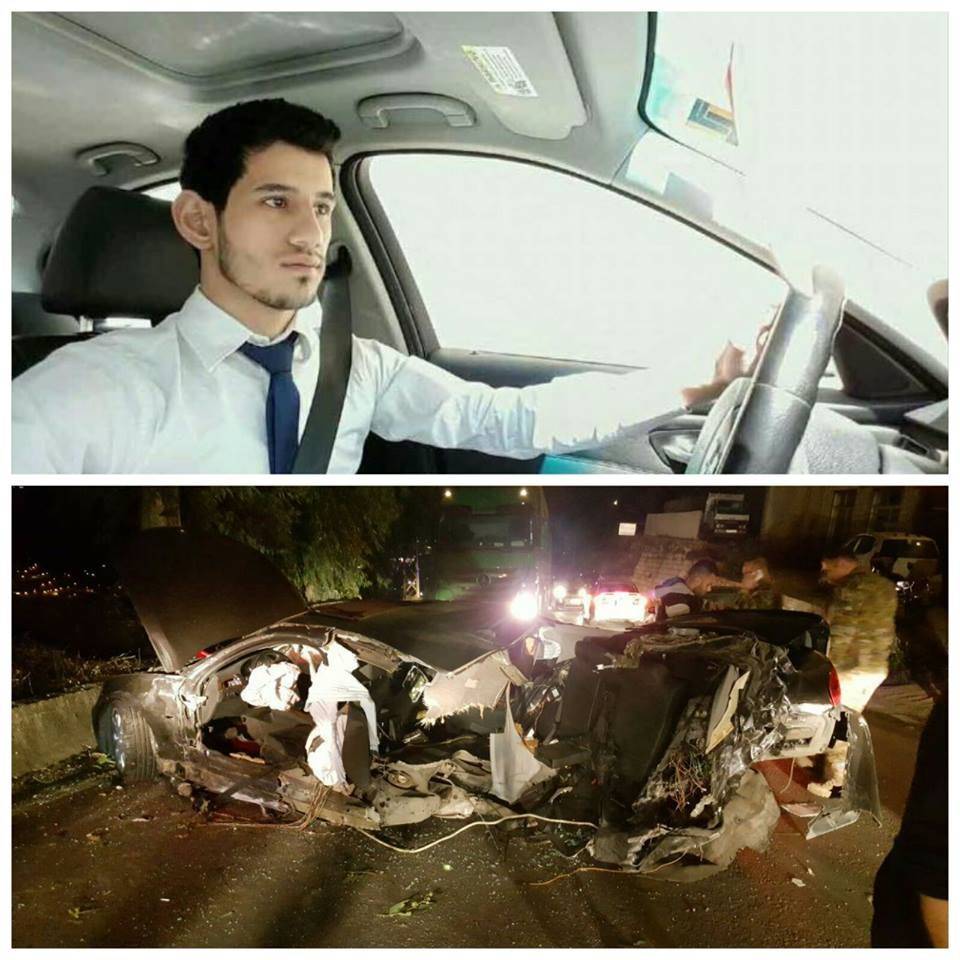 بالصورة.. قتيل بحادث سير مروع على طريق دير القمر