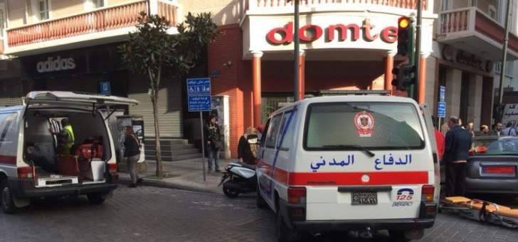 جريحان إثر حادث سير في الحمرا