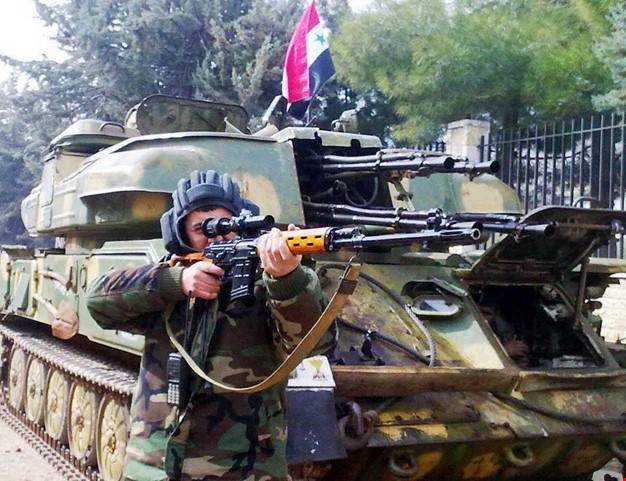 الجيش السوري يكسر خطوط دفاع الجماعات المسلحة جنوب الغوطة