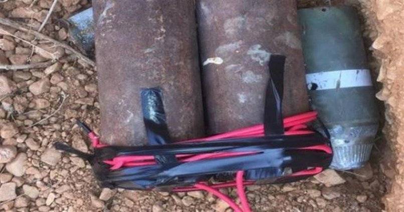 يالصورة..ضبط عبوتان ناسفتان معدّتان للتفجير!