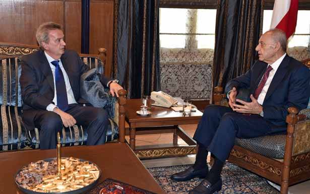 بري بحث في الإنتخابات مع رياشي
والتقى حاكم مصرف لبنان