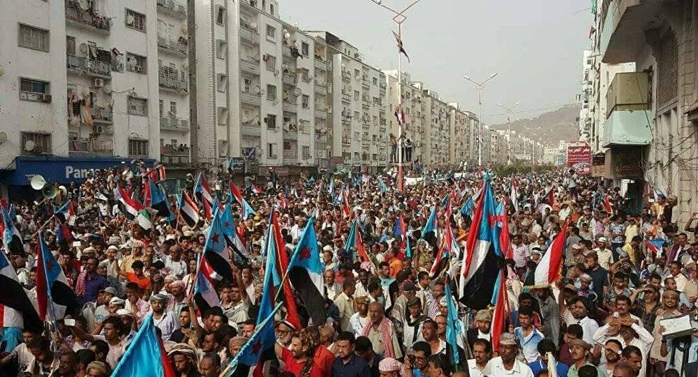 احتجاجات في حضرموت ضد "تجاوزات قناة اليمن"