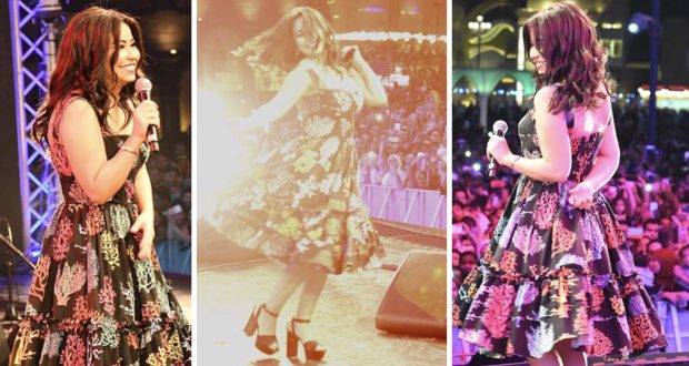 شيرين عبد الوهاب تستقبل الربيع بحفل ناجح في القرية العالمية
