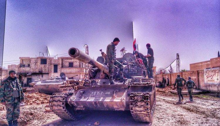 الدبابات السورية تقصف واشنطن والرياض من الغوطة الشرقية