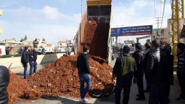 فتح طريق بريتال على مسرب واحد