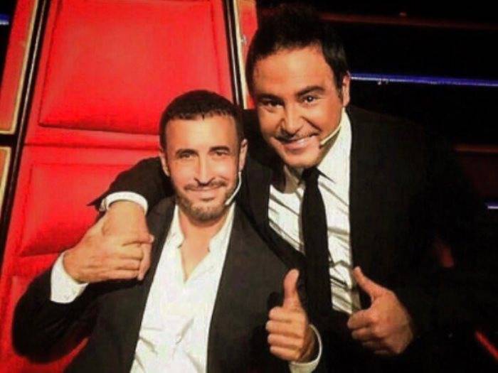 عاصي الحلاني يهنئ كاظم الساهر برسالة أخوية