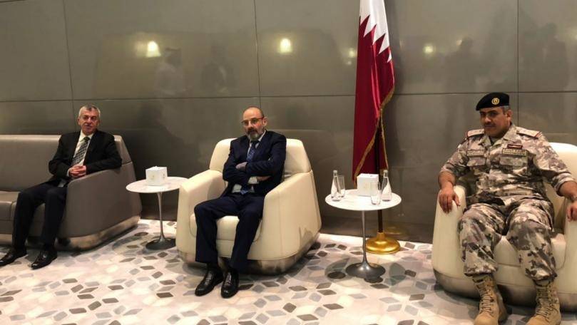 الصرّاف في قطر تحضيراً لمؤتمر "روما 2"