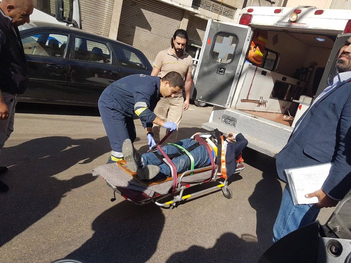 بالصور..جريح في الدورة نتيجة حادث صدم