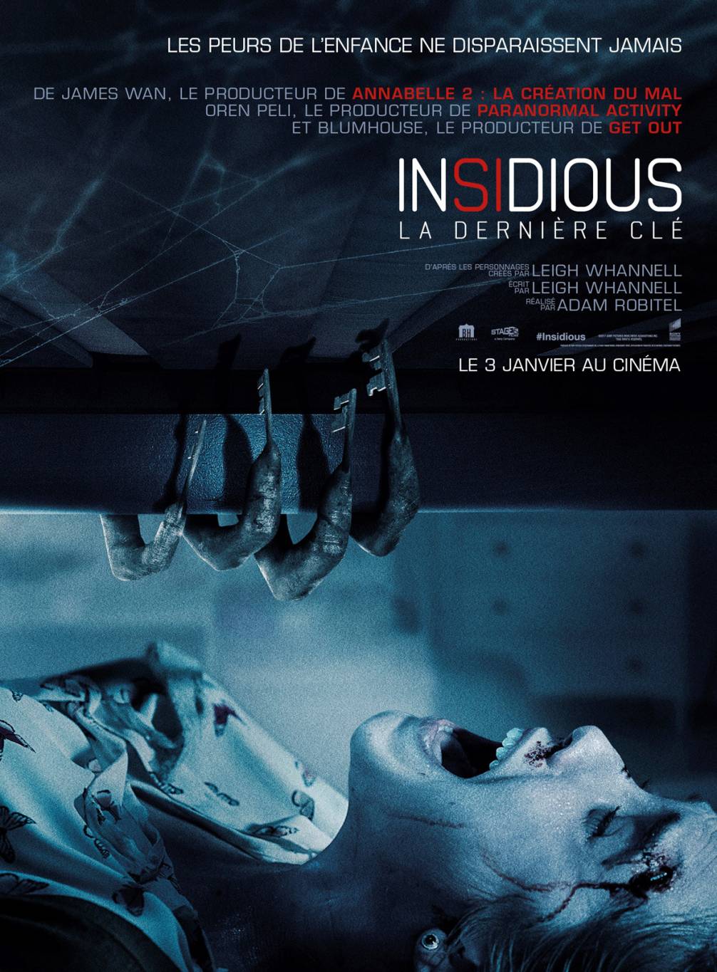 بلغت إيراداته نصف مليون دولار.. فيلم الرعب Insidious: The Last Key