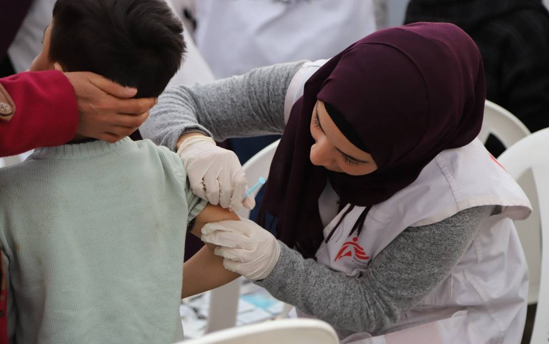 أطباء بلا حدود أطلقت حملة تلقيح ضد الحصبة وشلل الأطفال في صبرا وشاتيلا