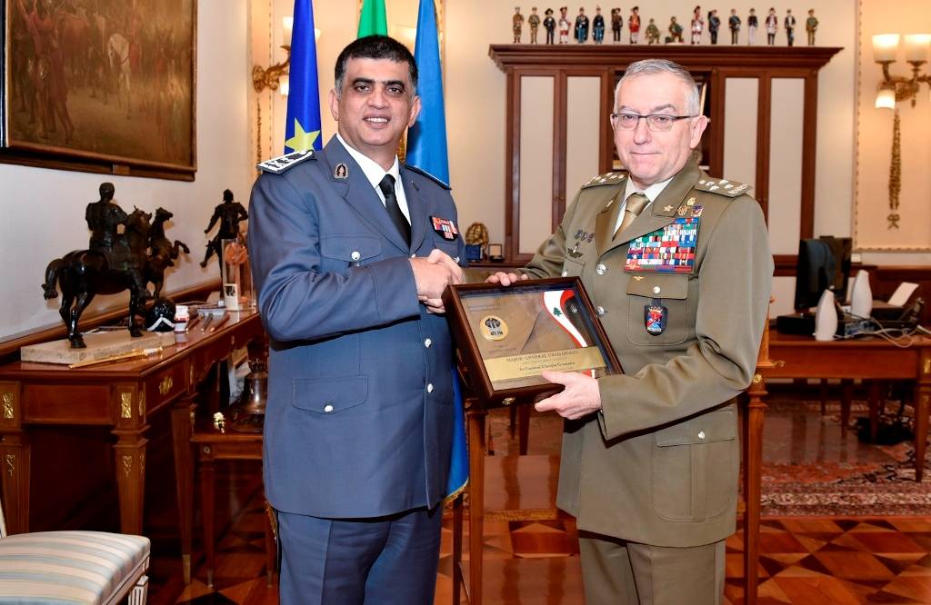 عثمان عرض مع غراتسيانو في روما الأوضاع الأمنية في لبنان ومهام قوى الأمن