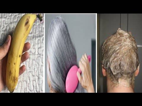 بالفيديو- بموزة واحدة تخلصي نهائيا من الشيب حتى لو كان الشعر كله ابيض والنتيجة من اول استعمال!