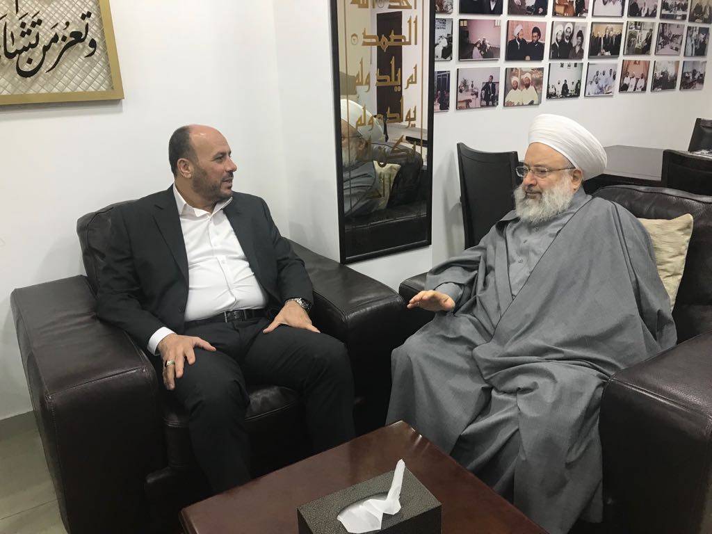 ماهر حمود استقبل المسؤول السياسي لحركة حماس في لبنان