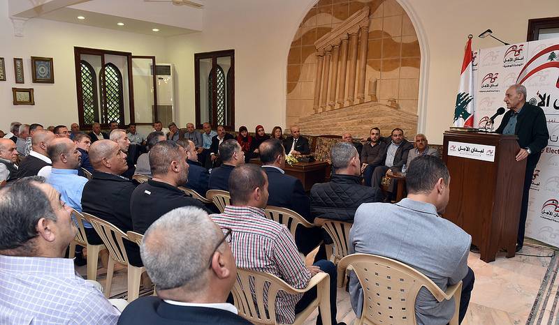 بري هنأ بوتين واستقبل مخاتير صور