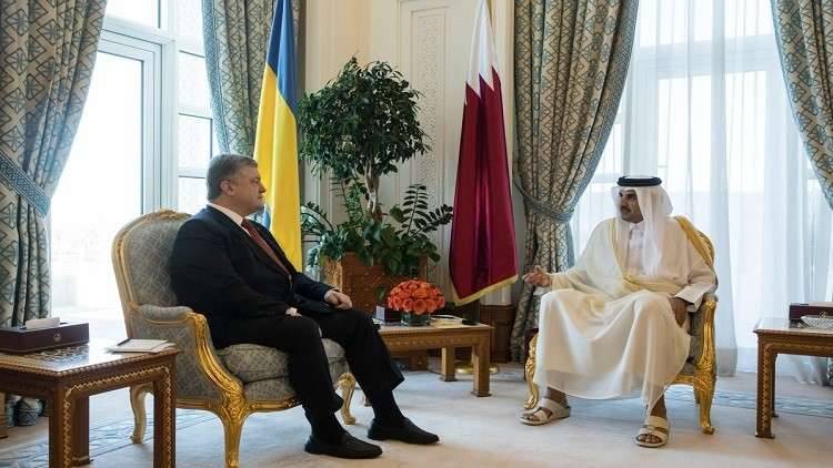 بوروشينكو يلجأ إلى أمير قطر طلبا للغاز القطري عوضا عن الروسي