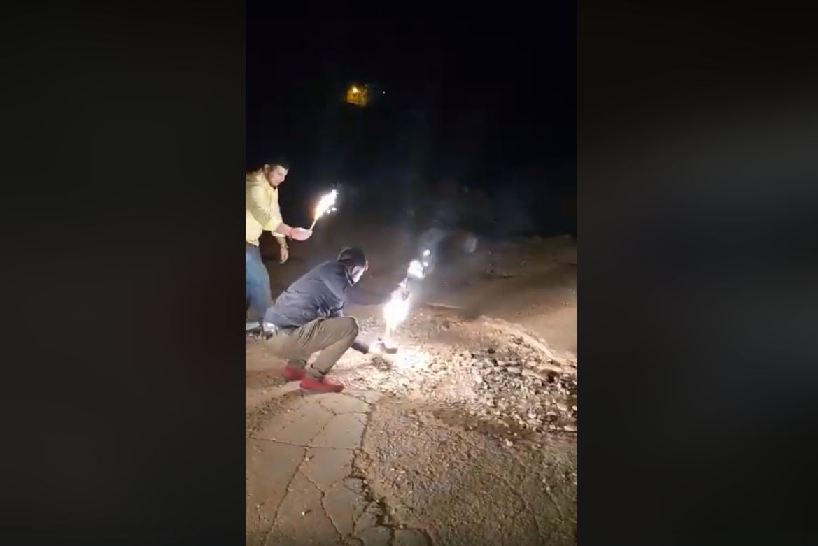 بالفيديو.. لبنان يحتفل بـ "عيد الجورة" في العاقورة!