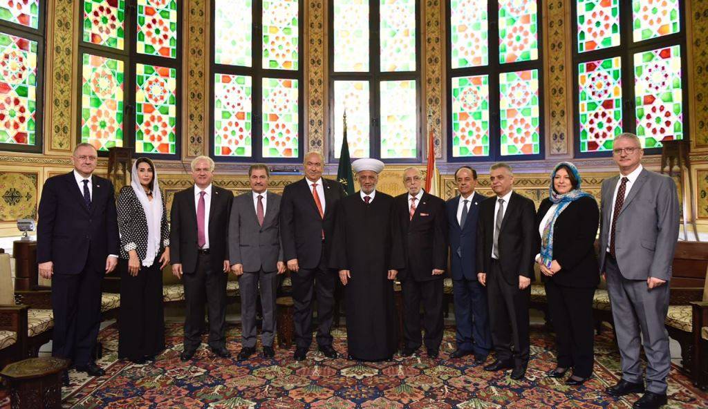 دريان عرض مع الحوت قانون العفو العام واستقبل مخزومي وأعضاء لائحته