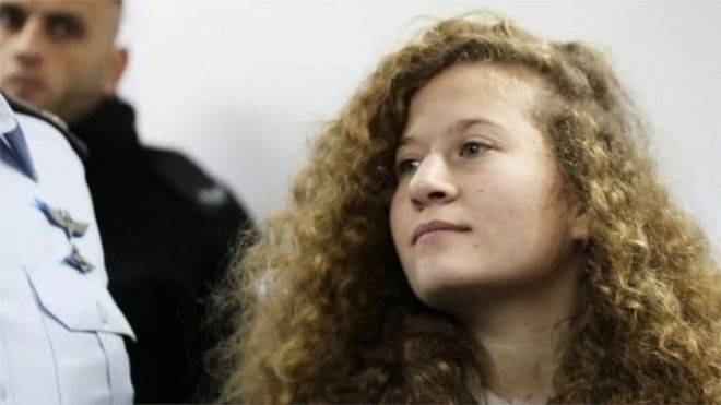 السجن لايقونة فلسطين عهد التميمي 8 اشهر
