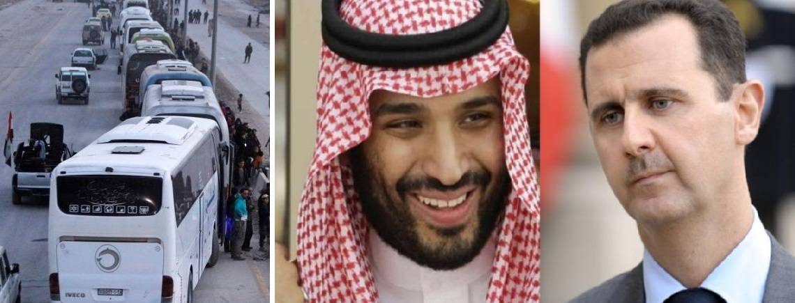 السعودية تتهم الاسد بإسكان مليوني شيعي عراقي في الغوطة الشرقية والغربية
فيلق الرحمن قبض 100 مليون دولار من قطر