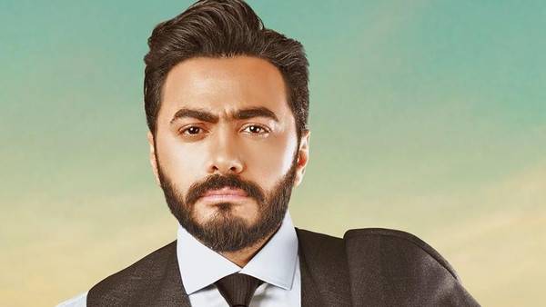 بالصور: تامر حسني في كواليس فيلمه الجديد