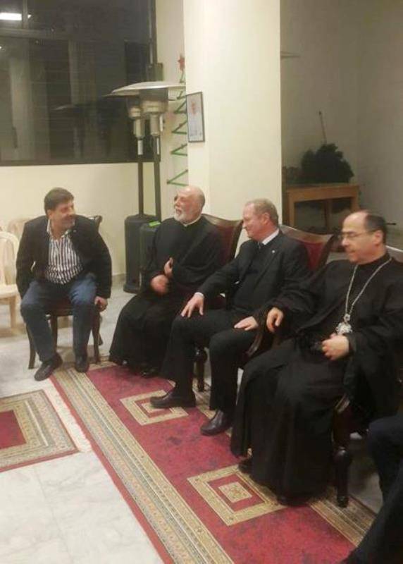شمعون شارك في قداس عيد البشارة في وادي بنحليه وزار قرى شوفية