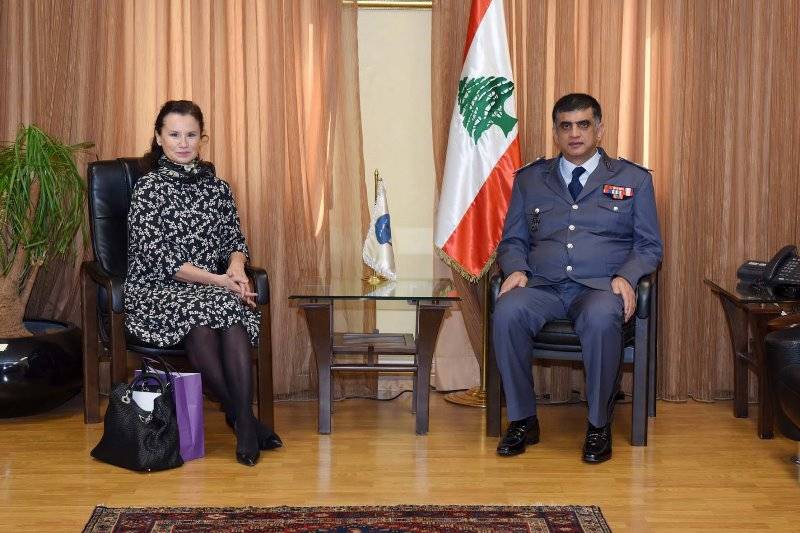 عثمان استقبل سفيرة تشيكيا ووفد من الانتربول الدولي ومسؤول امني في السفارة الفرنسية