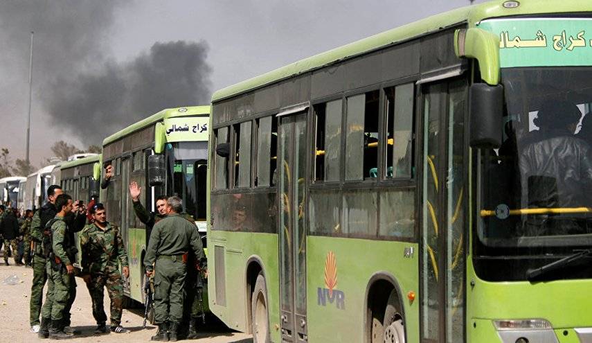 محاولات لتفجير باصات نقل المدنيين من الغوطة
