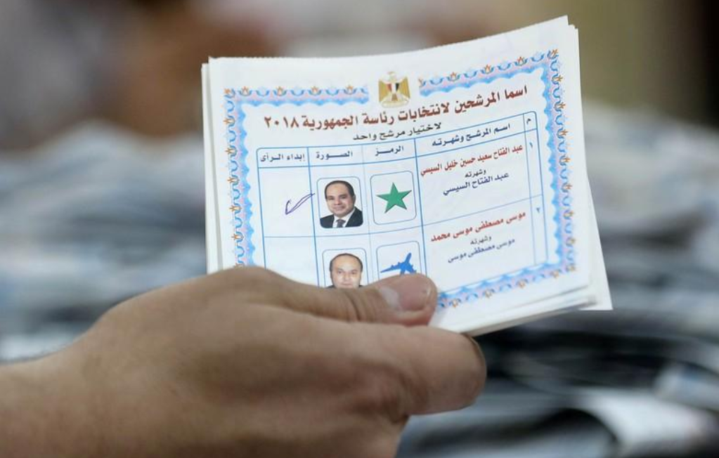 أول تعليق من السيسي بعد انتهاء التصويت في انتخابات الرئاسة