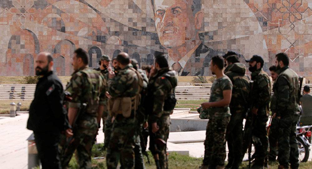 بالفيديو... مشاهد رفع العلم السوري في عين ترما وجوبر بعد الانتصار