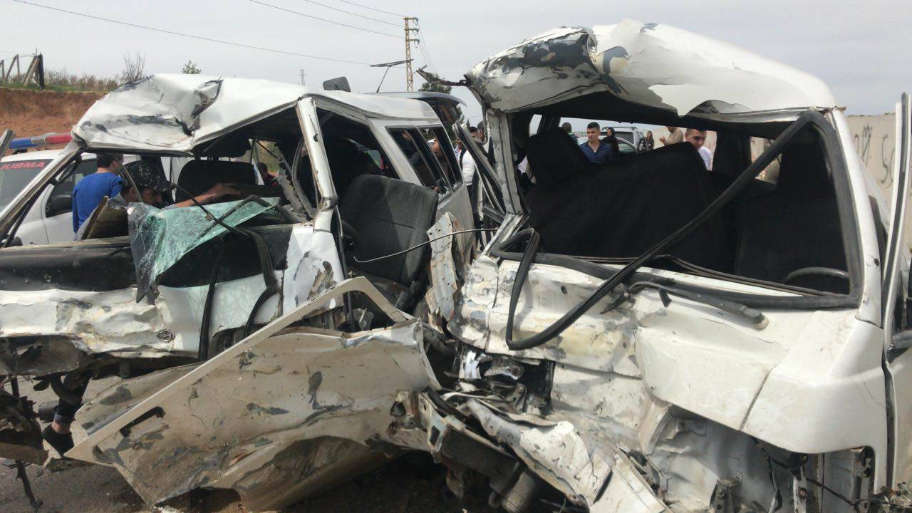 بالصورة.. حادث سير مروّع على طريق شمسطار