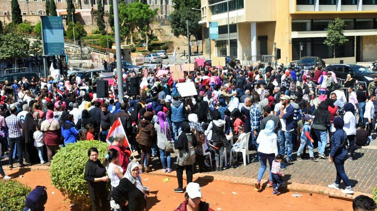اعتصام لحملة جنسيتي كرامتي: لتعديل المادة 4 من مبادرة باسيل وطرحها وإقرارها قبل الانتخابات