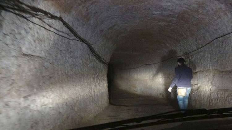 بالصور.. أضخم أنفاق المسلحين في الغوطة الشرقية