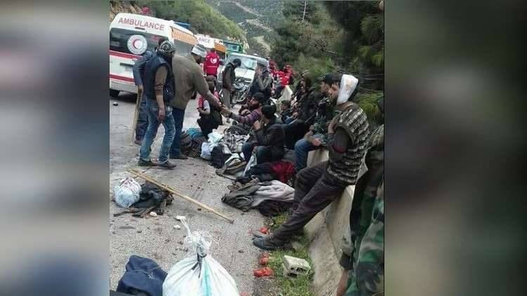 ارهابيون خرجوا من الغوطة الشرقية.. ليموتوا في ريف اللاذقية !