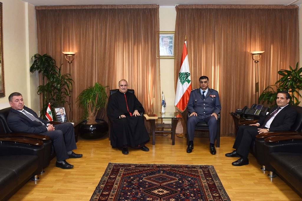 عثمان استقبل المطران رحمة ورئيس إتحاد بلديات دير الأحمر