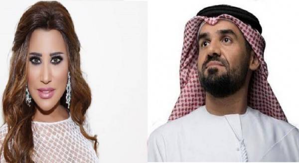فيديو.. بماذا وعد حسين الجسمي نجوى كرم بعد لقائهما؟