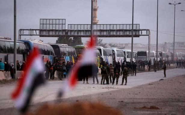 تعثر تطبيق الاتفاق بين الجيش السوري والمسلحين في دوما