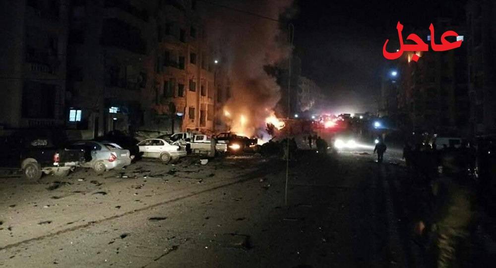 انفجار في إدلب شمالي سوريا يوقع عشرات القتلى والجرحى