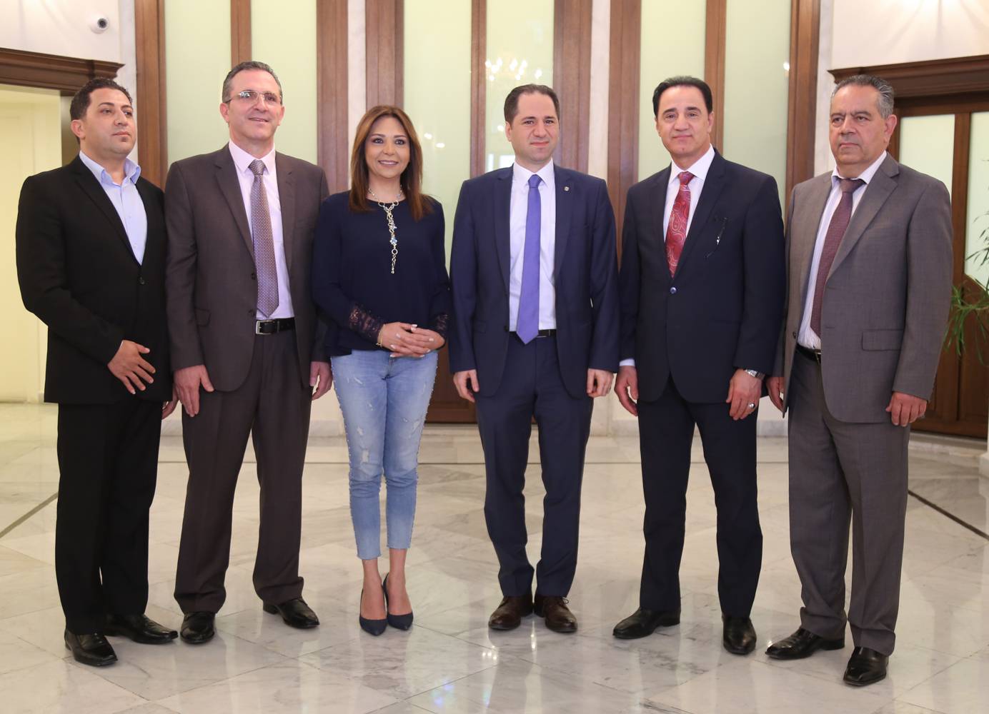 سامي الجميل استقبل لائحة هلأ وقتا: فخورون بكم وسندعمكم بقوة
