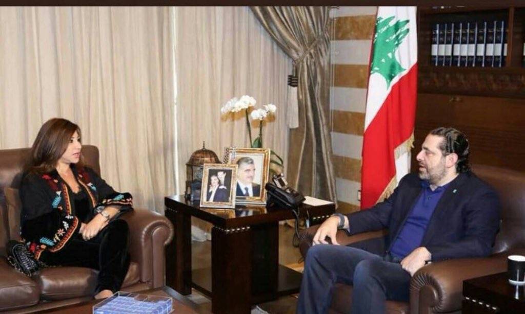 ماذا دار بين نجوى كرم والرئيس سعد الحريري في بيت الوسط؟