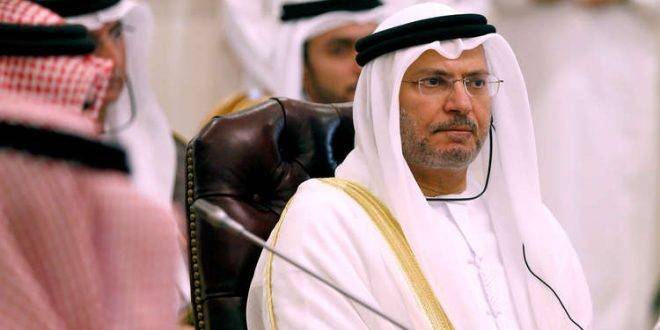 قرقاش: العالم العربي ارتكب أخطاء استراتيجية بشأن سوريا