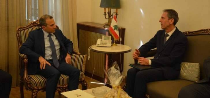 باسيل يستقبل لجنة الاتحاد الاوروبي لمراقبة الانتخابات ووزير خارجية موناكو