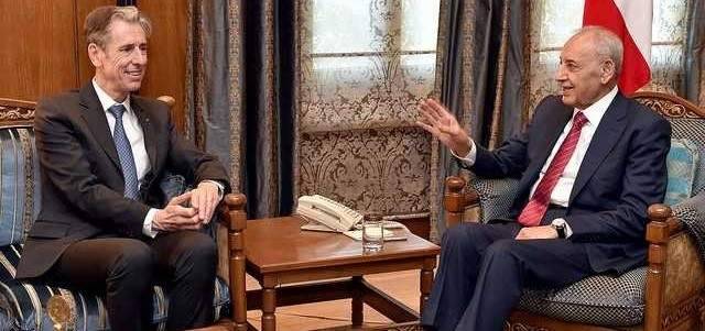 بري يستقبل وزير خارجية موناكو
