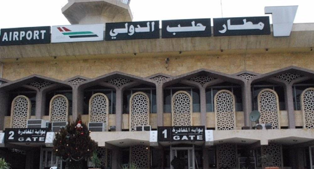 إطلاق صاروخ غراد على مطار حلب الدولي من قبل الجماعات المسلحة