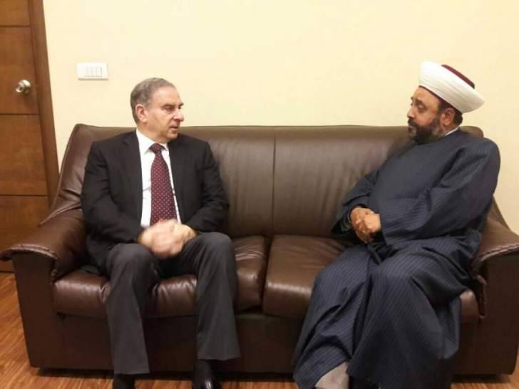 فرعون استقبل الشيخ خلدون عريمط وبحث معه الأوضاع العامة